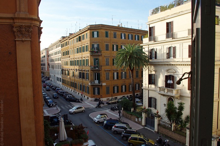 Вид из окна отеля Arcangelo